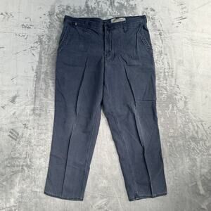 Carhartt FR Men's Straight‎ Pants 36x30 Dark Blue Work Pants Flame Resistant